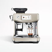 Breville Barista Touch Impress Espresso Machine in Almond Nougat + Reviews | Crate & Barrel | Crate & Barrel