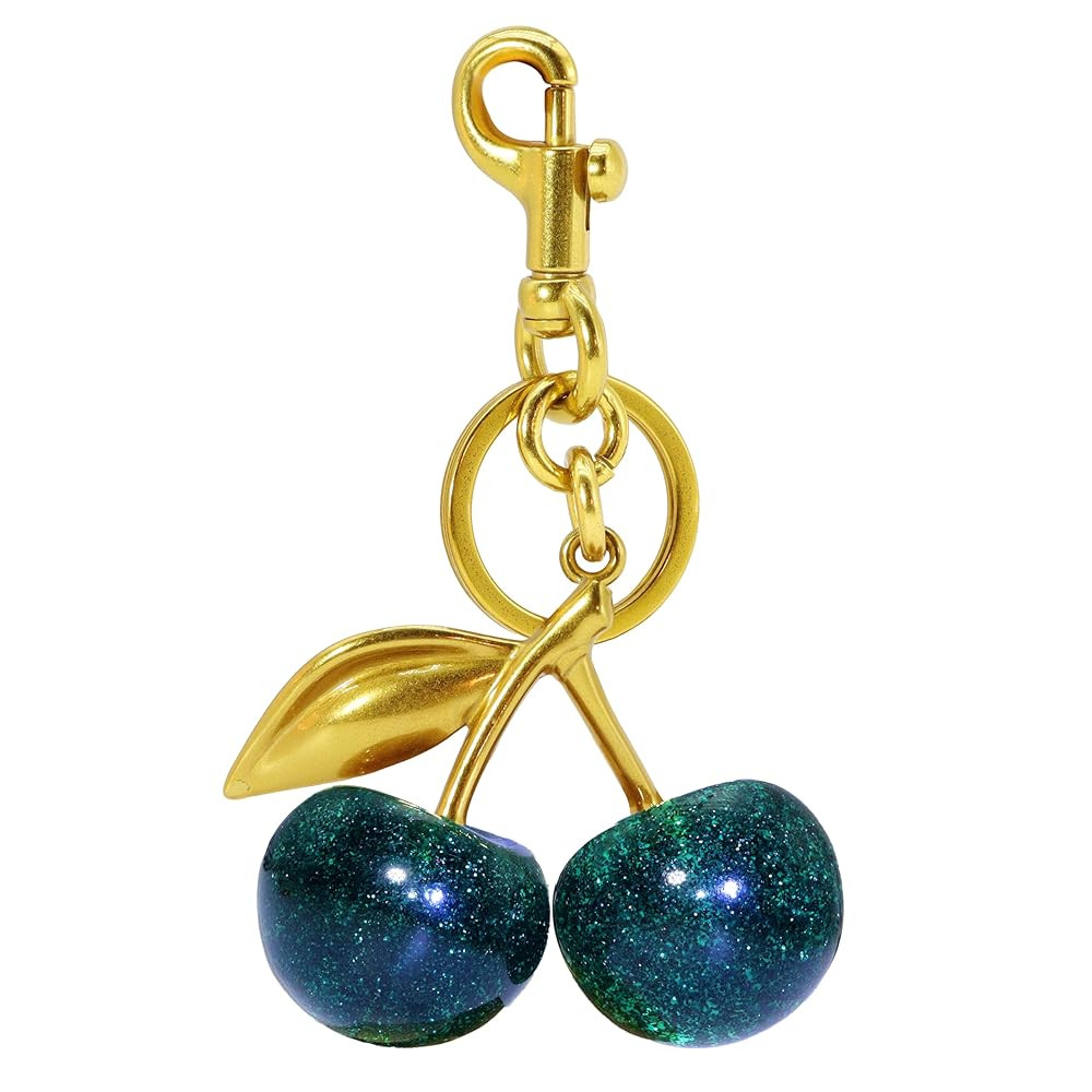 Cherry Fruit Keychain for Women Cherry Bag Charm Cute Pink Red Black Blue Green Silver Purse Char... | Amazon (US)