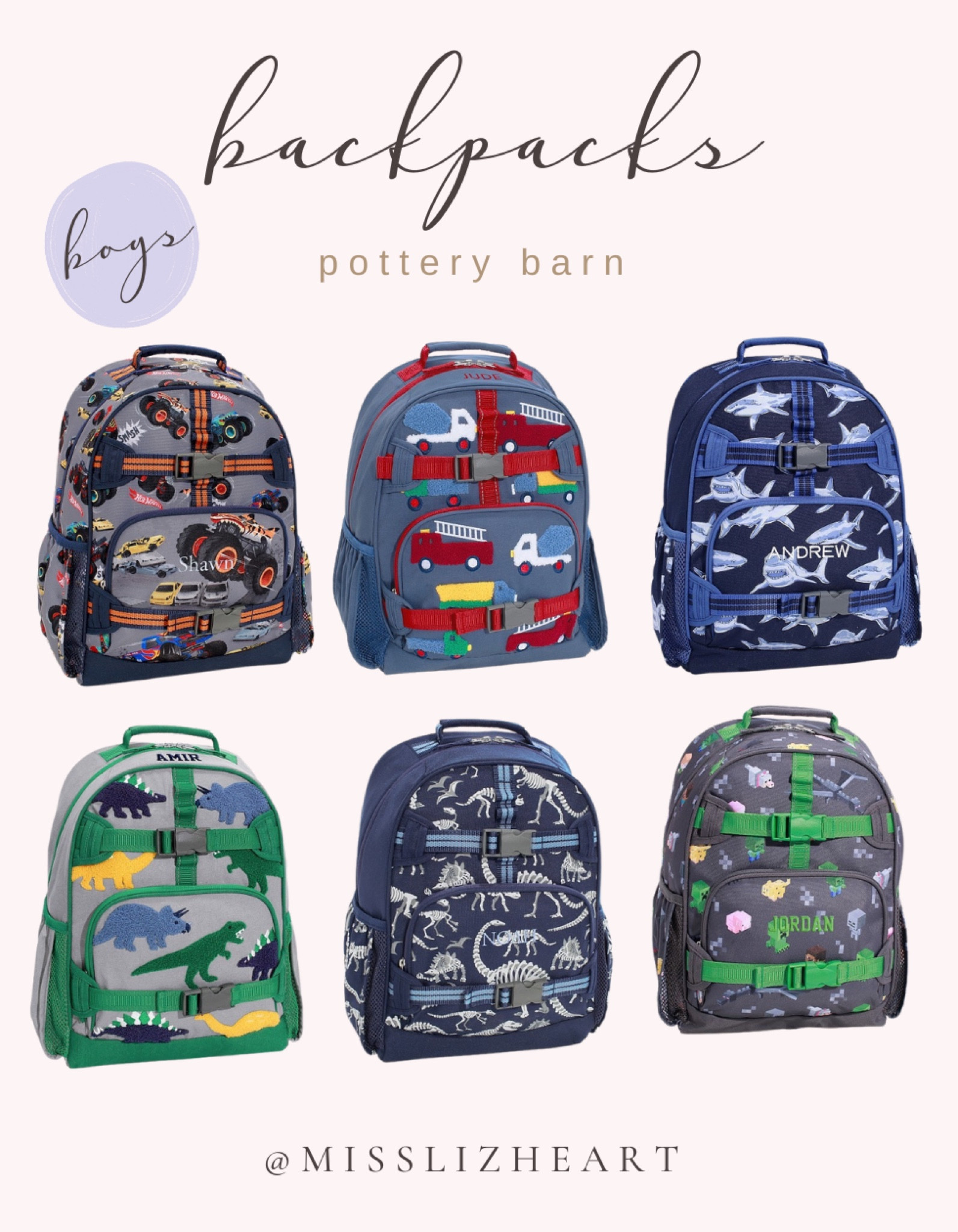 Pottery barn hot sale boys backpack