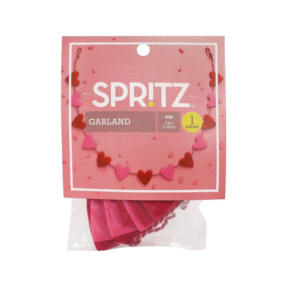 Valentines Felt Heart Garland - Spritz | Target