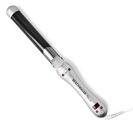 The Beachwaver Co. Pro Series Ceramic Rotating Curling Iron 1.25 Barrel Silver | Walmart (US)