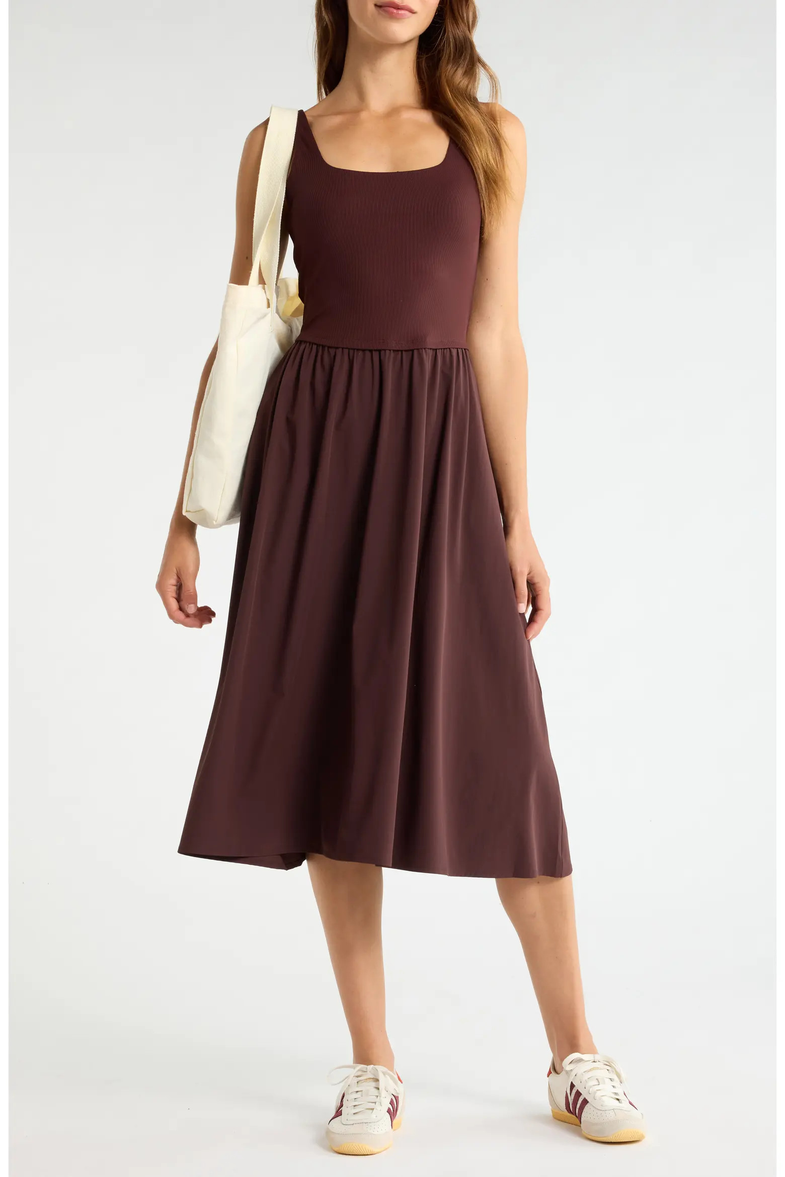 Effortless Sleeveless Midi Dress (Women) | Nordstrom | Nordstrom
