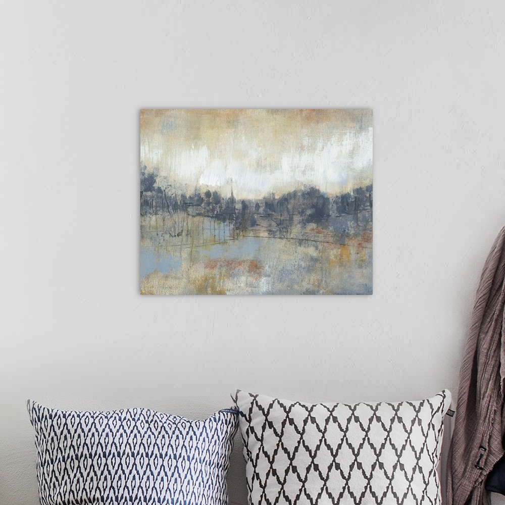 Cool Grey Horizon I Wall Art | Great Big Canvas - Dynamic