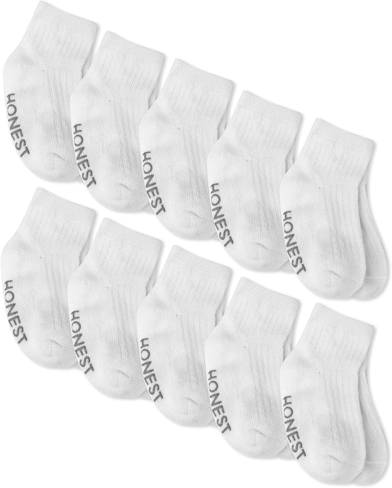 HonestBaby Baby Girls' Cozy Socks (Multipack) | Amazon (US)