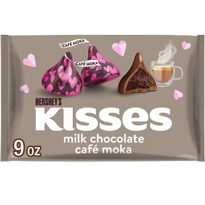 Hershey's Kisses Cafe Moka Valentine's Day Candy - 9oz | Target