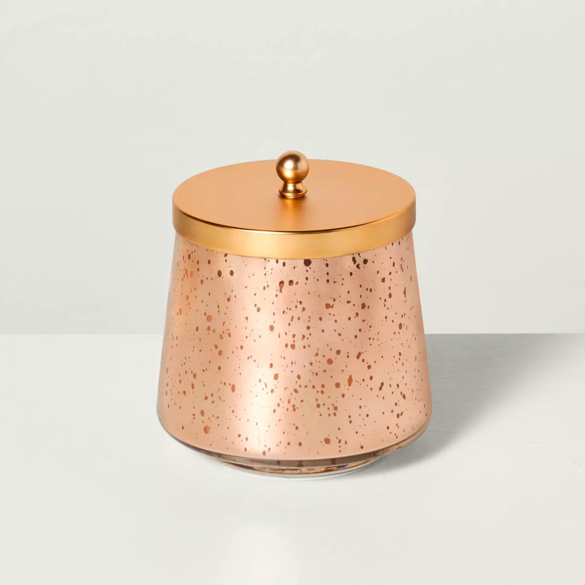 Mercury Glass Lidded Christmas Jar Candle 12oz - Hearth & Hand™ with Magnolia | Target