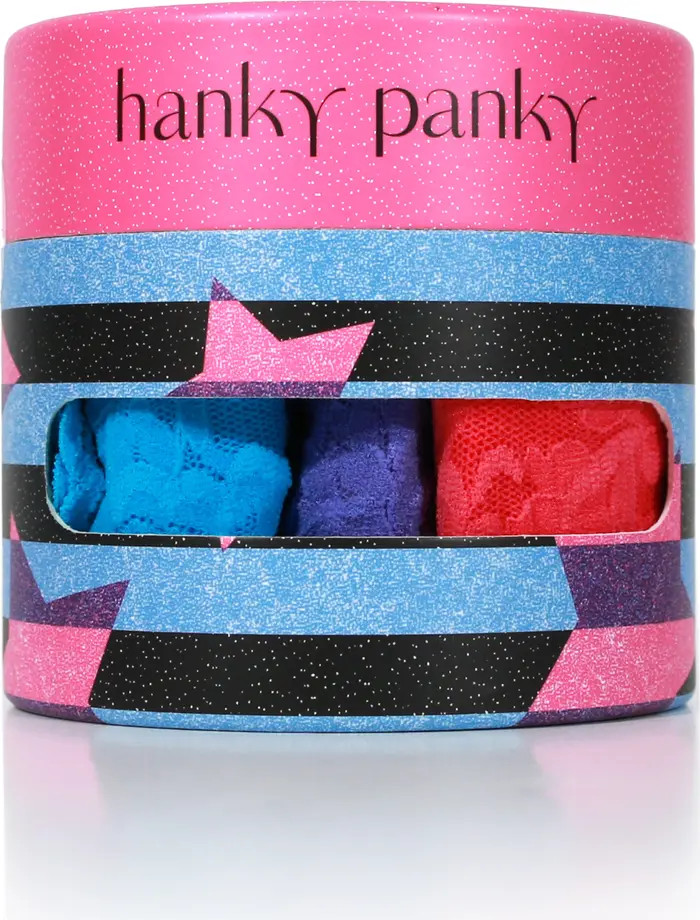 Holiday Assorted 3-Pack Original Rise Thongs | Nordstrom