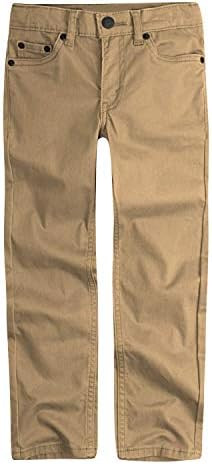 Levi's Boys' Slim Fit Soft Brushed Pants | Amazon (US)