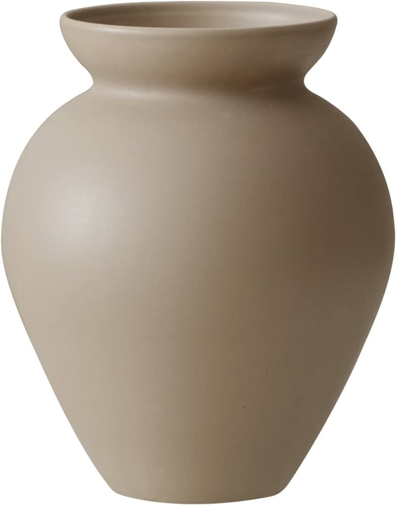 Retro Flower Vase, Crock Milk Can Shape, Flower Arrangement, Nordic Ornament Living Room Decoration, | Amazon (US)