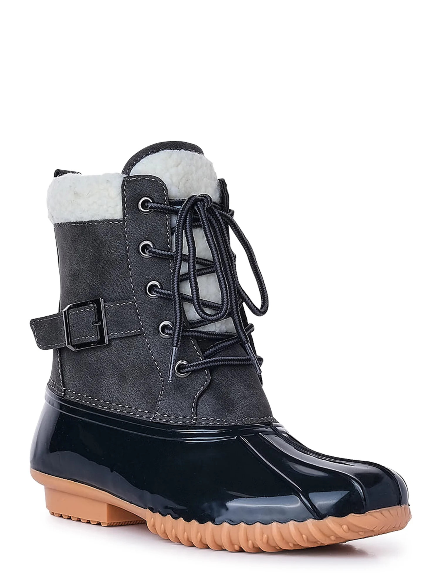 Sporto Daphne Women's Lace-Up Winter Duck Boot - Walmart.com | Walmart (US)