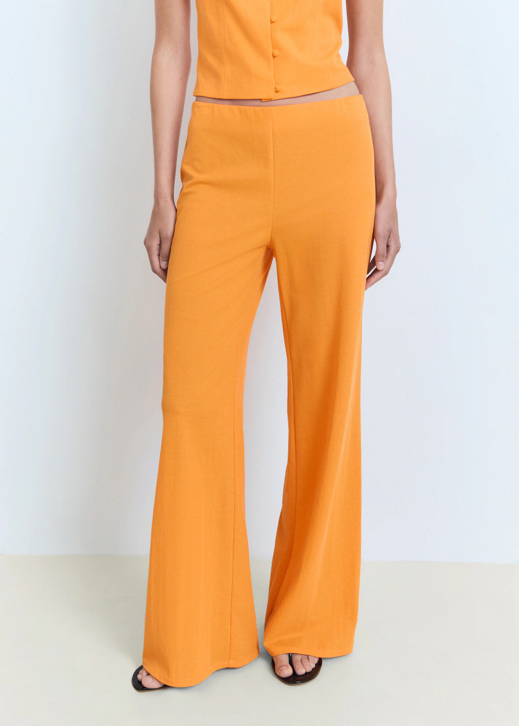 Flowy straight-fit pants - Women | MANGO USA | Mango (US/MX/AU)
