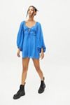 Kiss The Sky Marina Long Sleeve Mini Dress | Urban Outfitters (US and RoW)