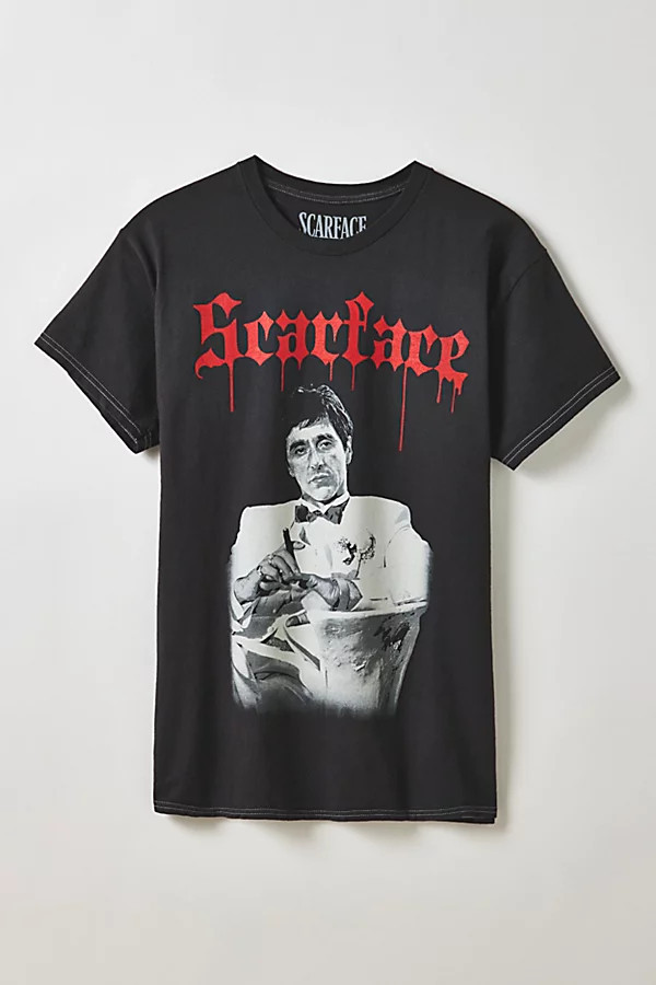 Scarface Graphic Tee in Black, Men's at Urban Outfitters | Urban Outfitters (US and RoW)