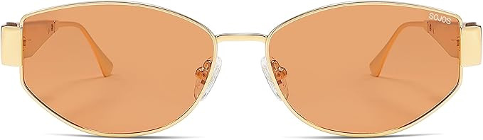 SOJOS Polarized Sunglasses for Women,Trendy Hexagonal Sun Glasses Retro Shades UV400 SJ1257 | Amazon (US)