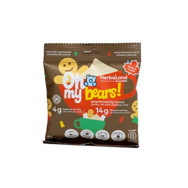 Herbaland Oh My Bears! Gingerbread Chai | Well.ca