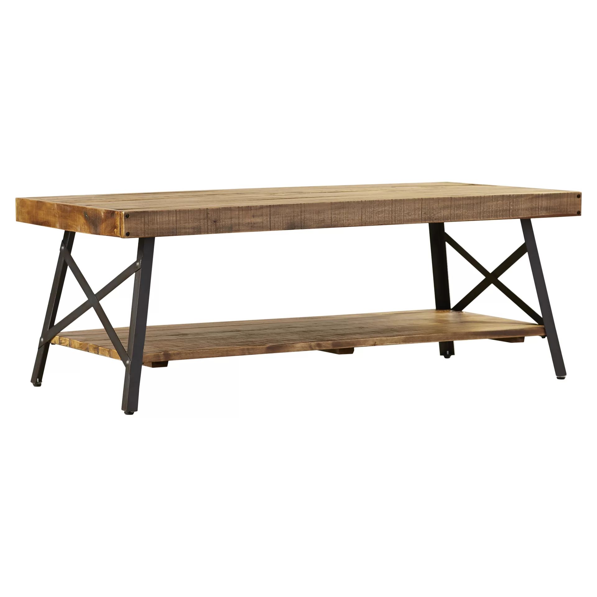 Laguna Solid Wood 4 Legs Coffee Table with Storage | Wayfair North America