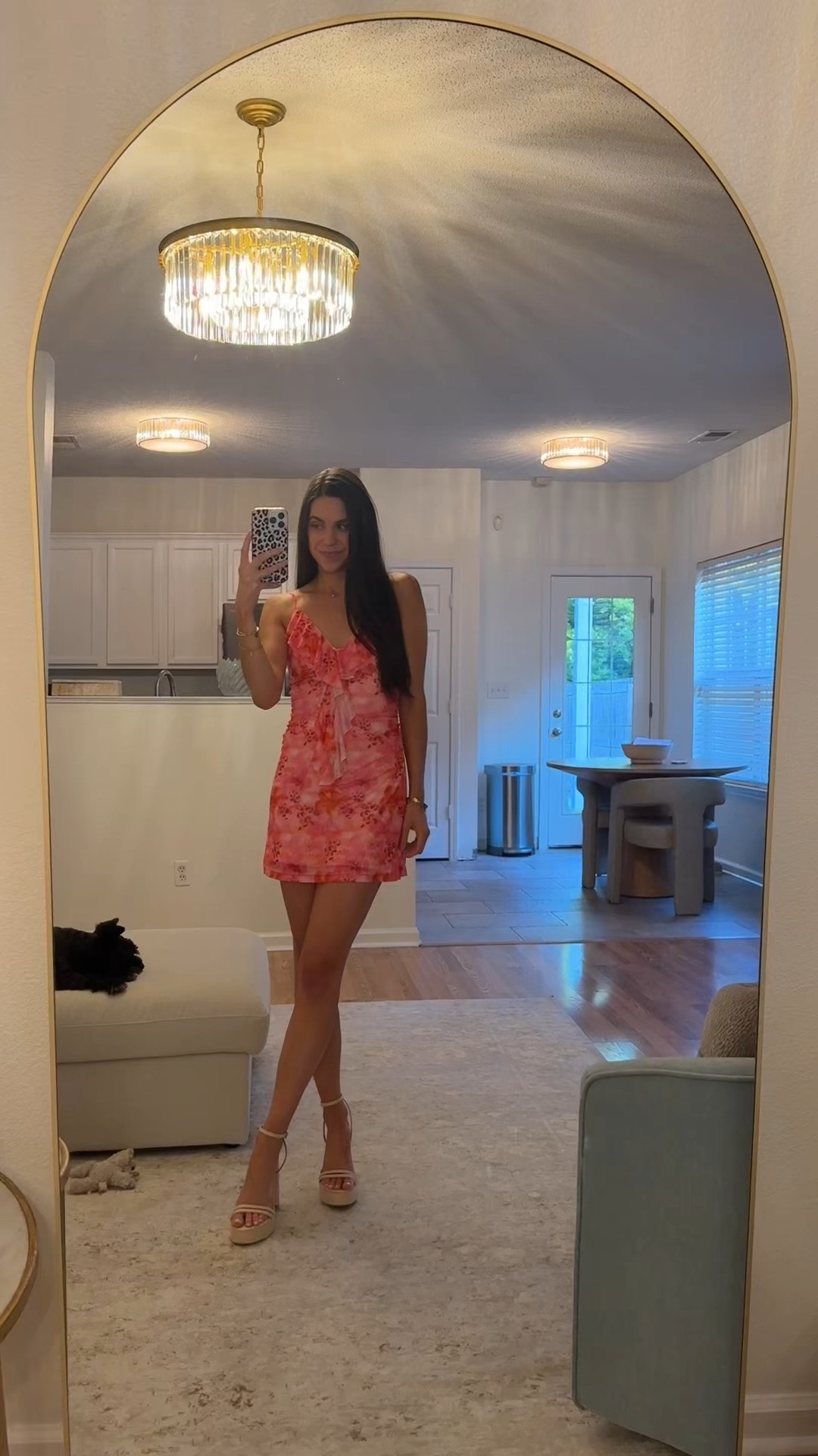 A little pink, a little wild. This mesh mini dress combines the prettiest pink tones, cheetah print accents, and flirty ruffle details for the ultimate statement look. Linked in LTK!

#LTKootd #LTKWedding #LTKSeasonal
