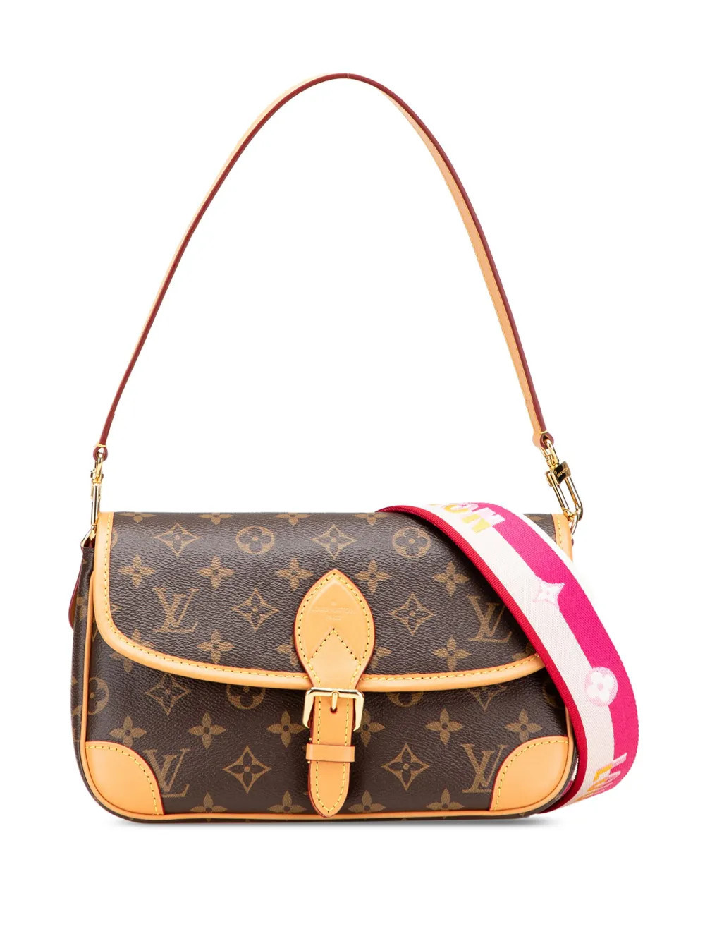 Louis Vuitton Pre-Owned 2021-2025 Monogram Diane satchel - Brown | Farfetch Global