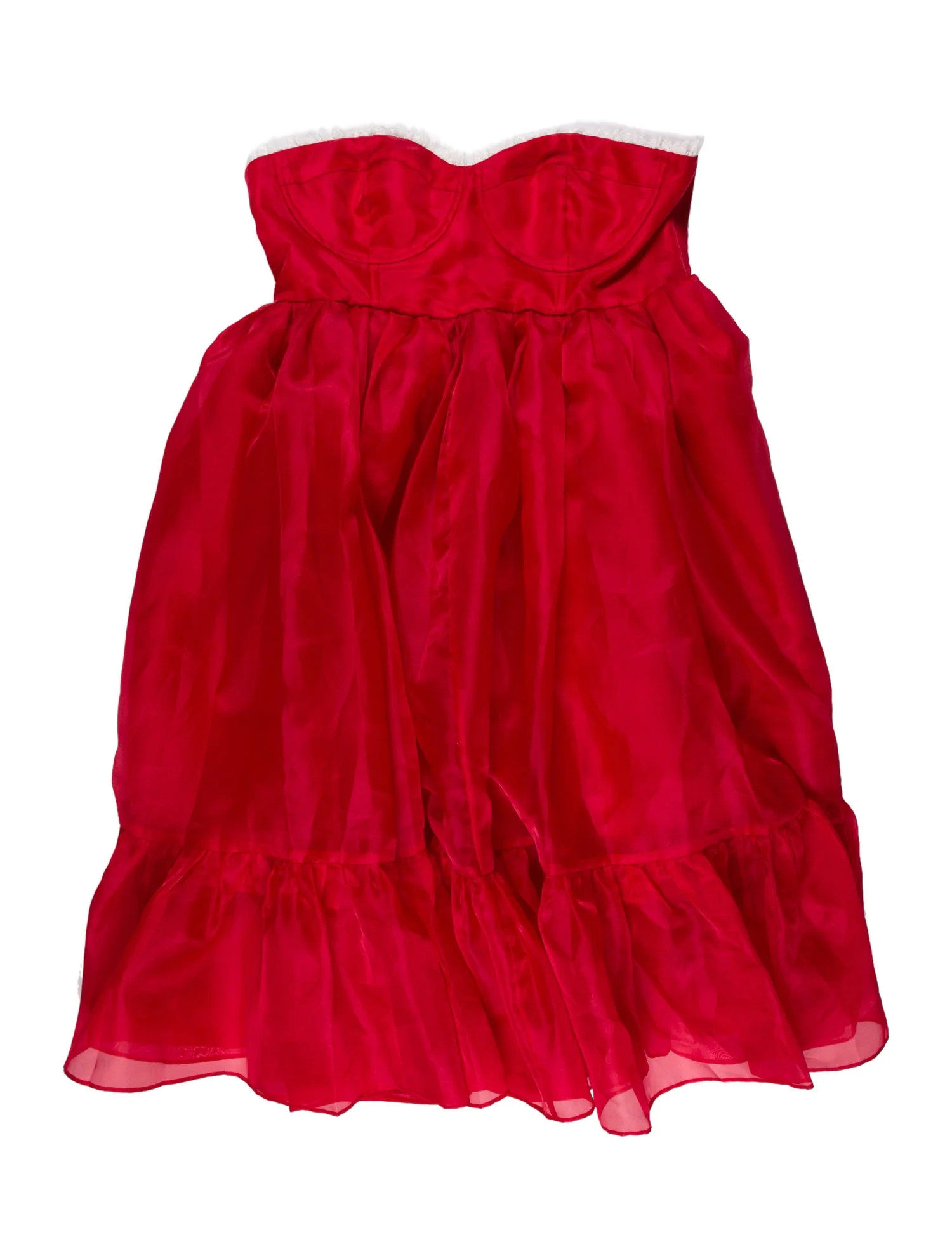Strapless Knee-Length Dress w/ Tags | The RealReal