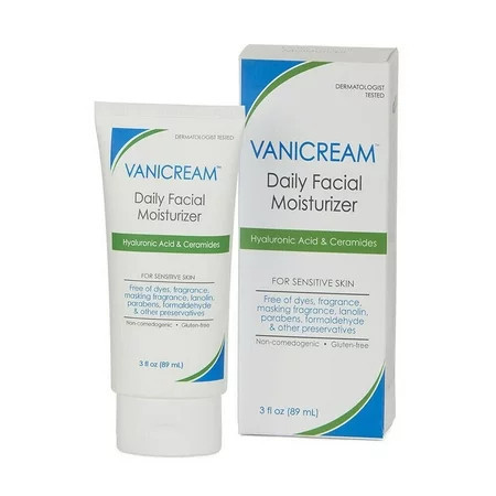 Vanicream Daily Facial Moisturizer For Sensitive Skin Hyaluronic Acid & Ceramides 89 ml / 3 oz | Walmart (US)