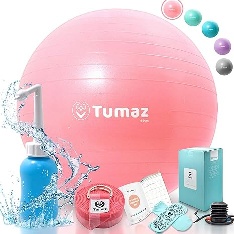 Tumaz Birth Ball - Birthing Ball for Labor & Pregnance - Including Birthing Ball/Peri Bottle/Yoga... | Amazon (US)