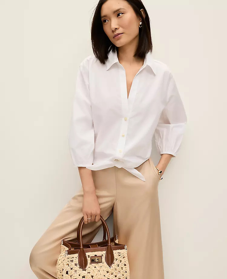 Tie Waist Blouse | Ann Taylor
