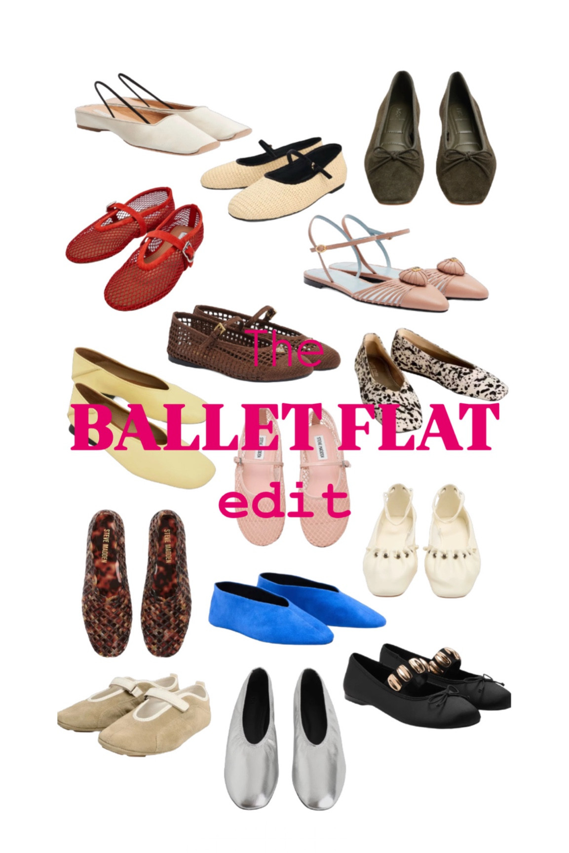 I was asked on instagram to do an edit of the best ballet flats out at the moment … I’ve picked my top 20 from high street to designer, so you don’t have to!

Designers include Zara, Prada, COS, Alaia, Marks and Spencer, Dune, Steve Madden and more.

Enjoy!


#LTKspring #LTKeurope #LTKuk