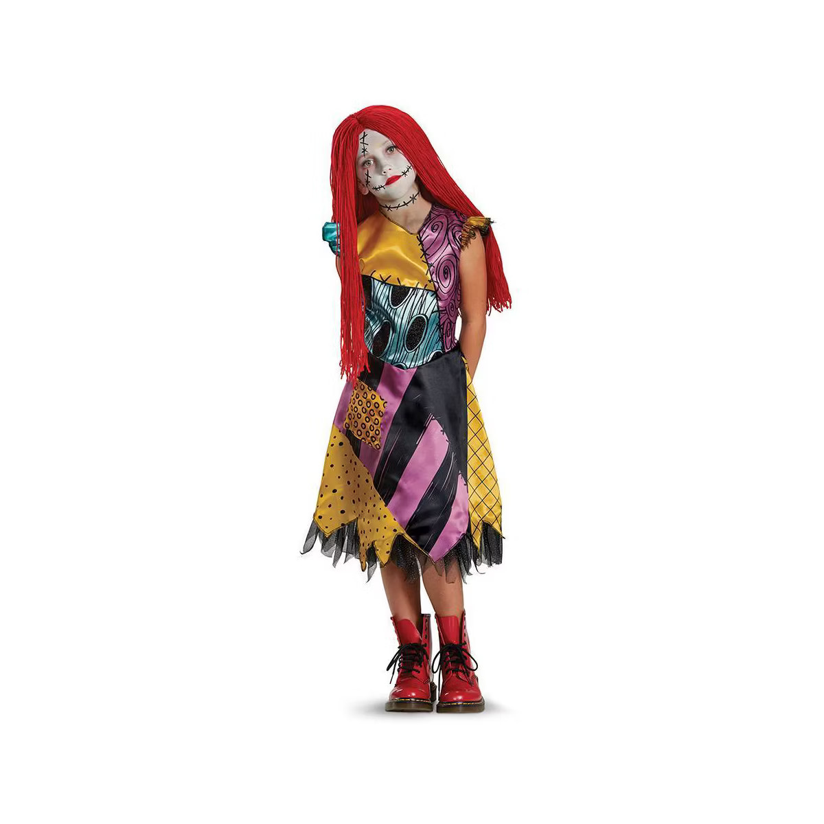 Kids' Disney the Nightmare Before Christmas Sally Deluxe Halloween Costume Dress S (4-6x) | Target