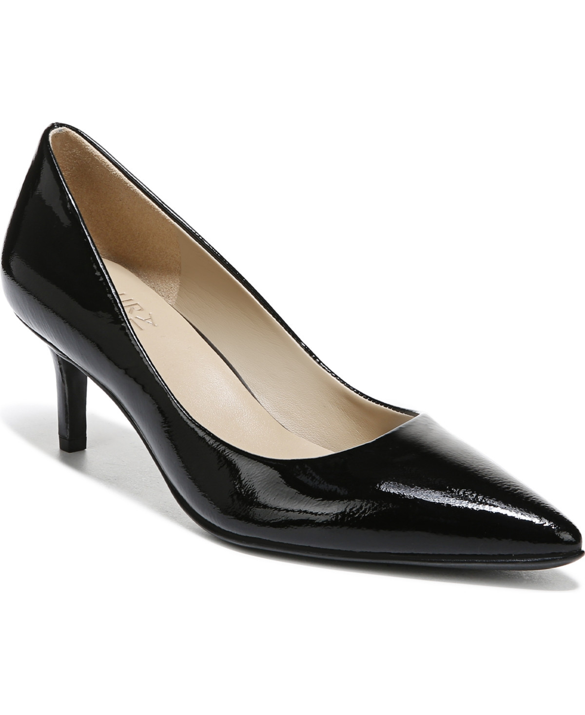 Naturalizer Women's Everly Pointed Toe Pumps - Black Patent Leather | Macy's