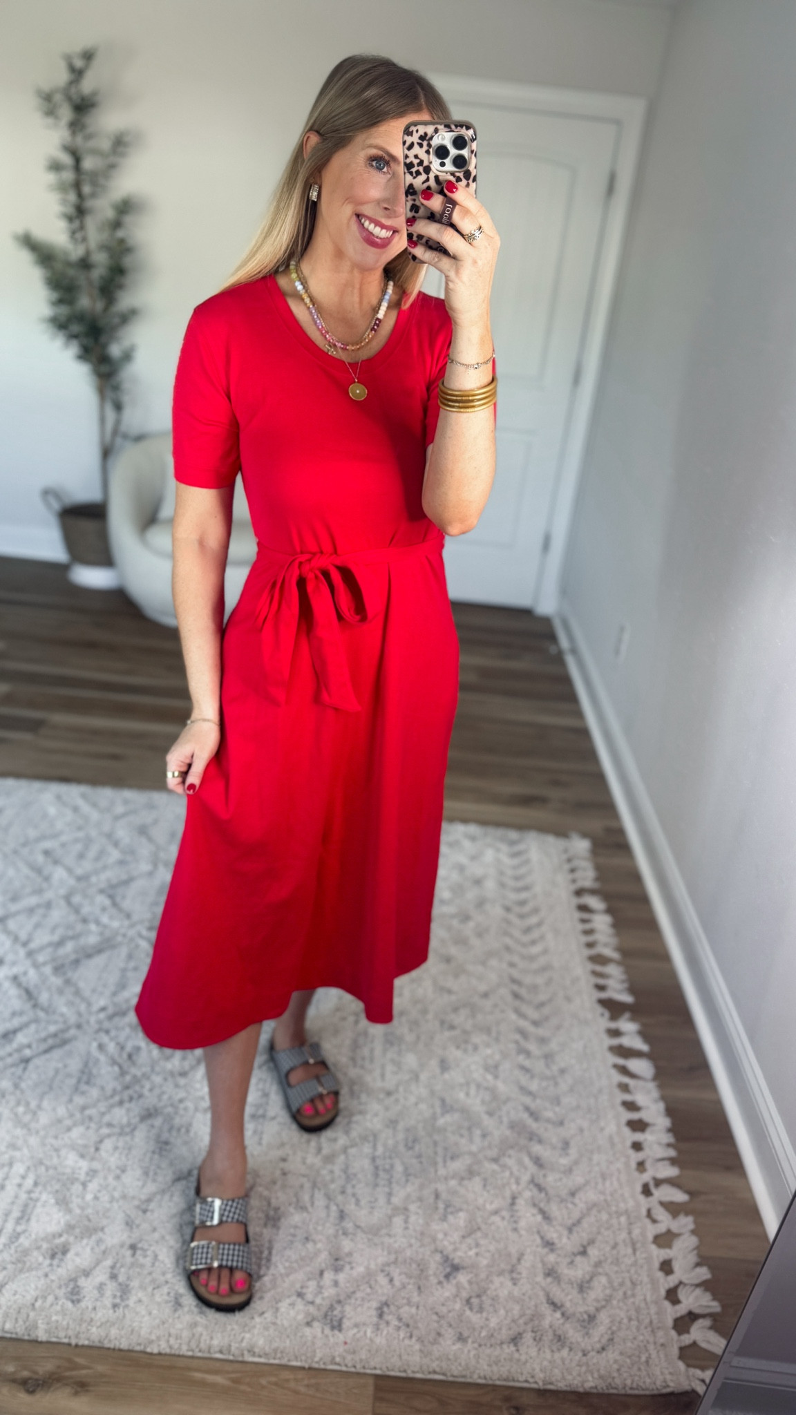 Weekend Walmart Wins try-on
Red tie waist midi dress- small 

#LTKootd #LTKWorkwear #LTKmomlife