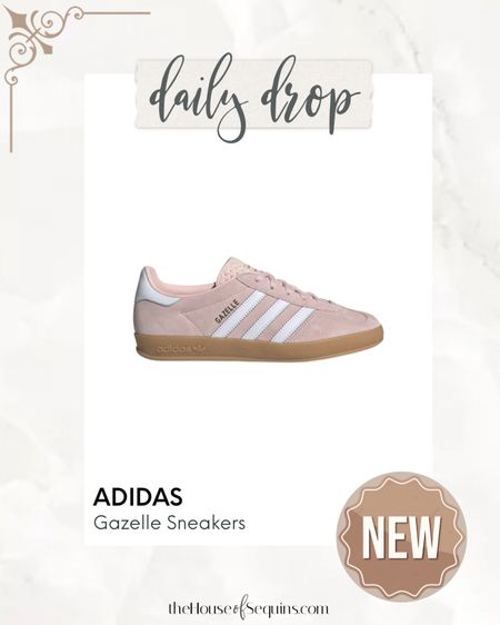 NEW! PinkAdidas Gazelle sneakers