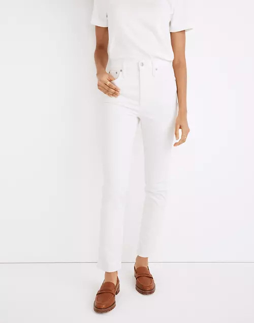 The High-Rise Perfect Vintage Jean in Tile White | Madewell