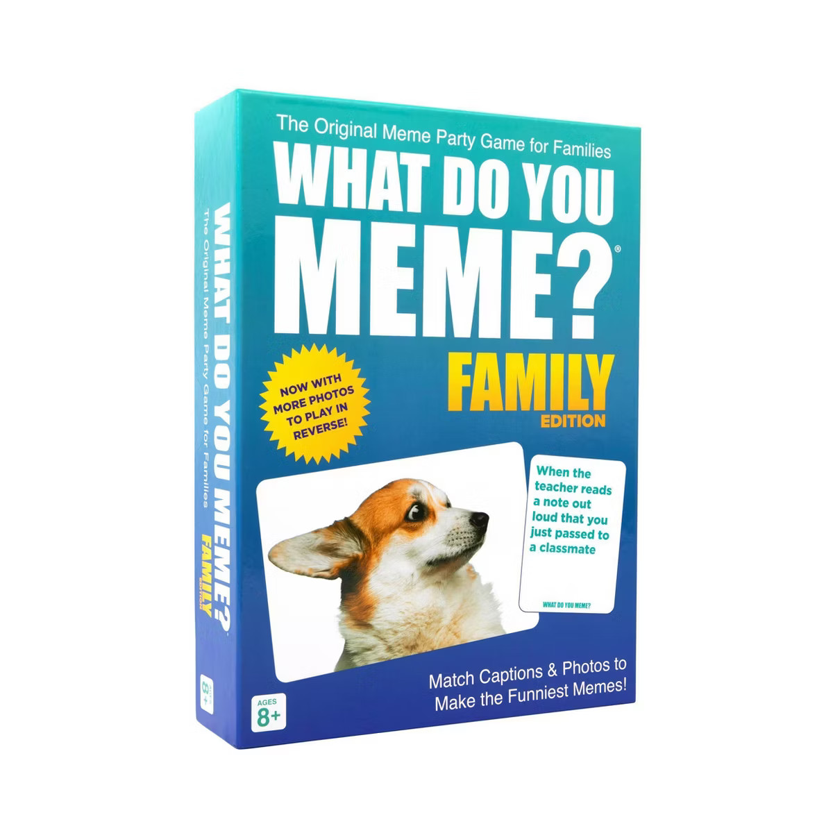 What Do You Meme? Family Edition Game: Creative Thinking Card Party for 3+ Players | Target