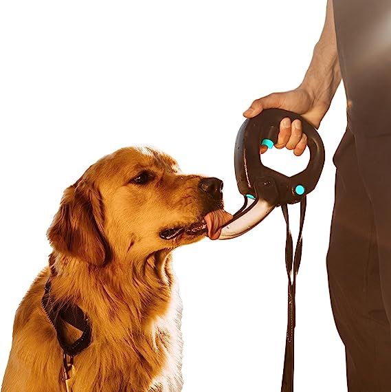 Spleash 2-in-1 Portable Dog Water Bottle Dispenser & Leash Attachment Accessory for Walking - Clu... | Amazon (US)