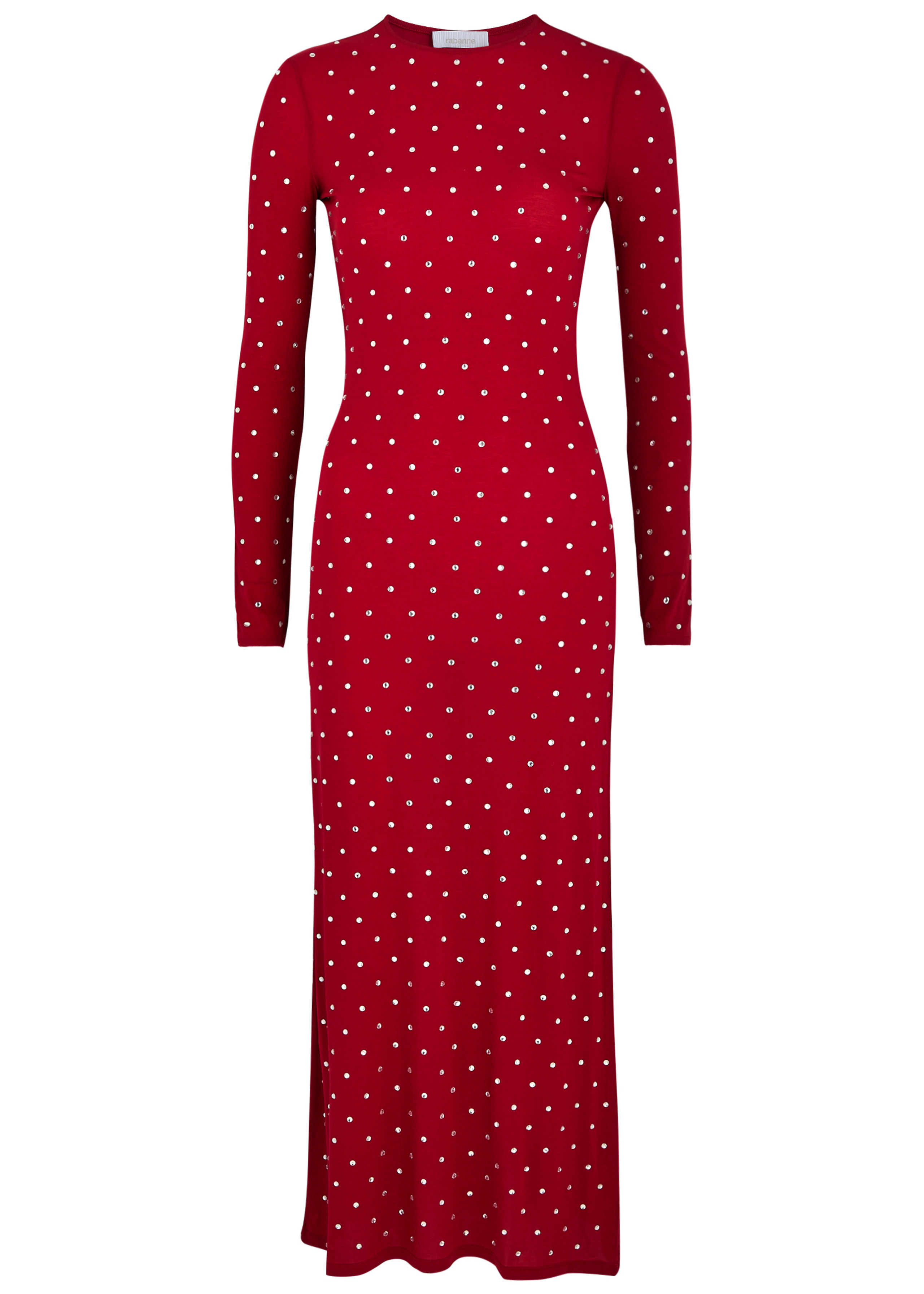 Crystal-embellished stretch-jersey dress | Harvey Nichols