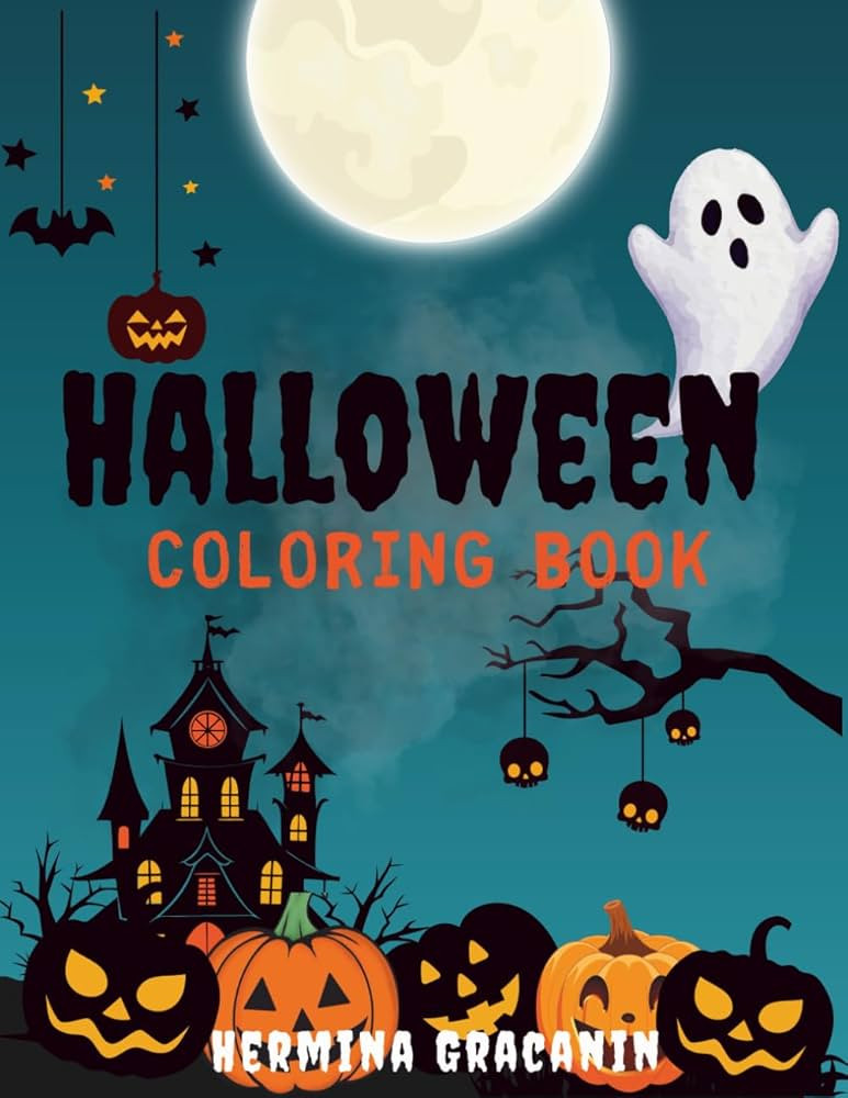 Halloween Coloring Book: Over 60 Pages of Spooky Halloween Fun! Bold, fun-to-color designs for al... | Amazon (US)