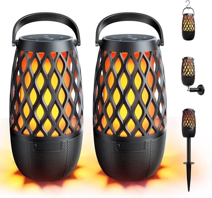 Outdoor/Indoor Bluetooth Speaker, Waterproof Portable Speaker with Lights, Multi-Sync Wireless Co... | Amazon (US)