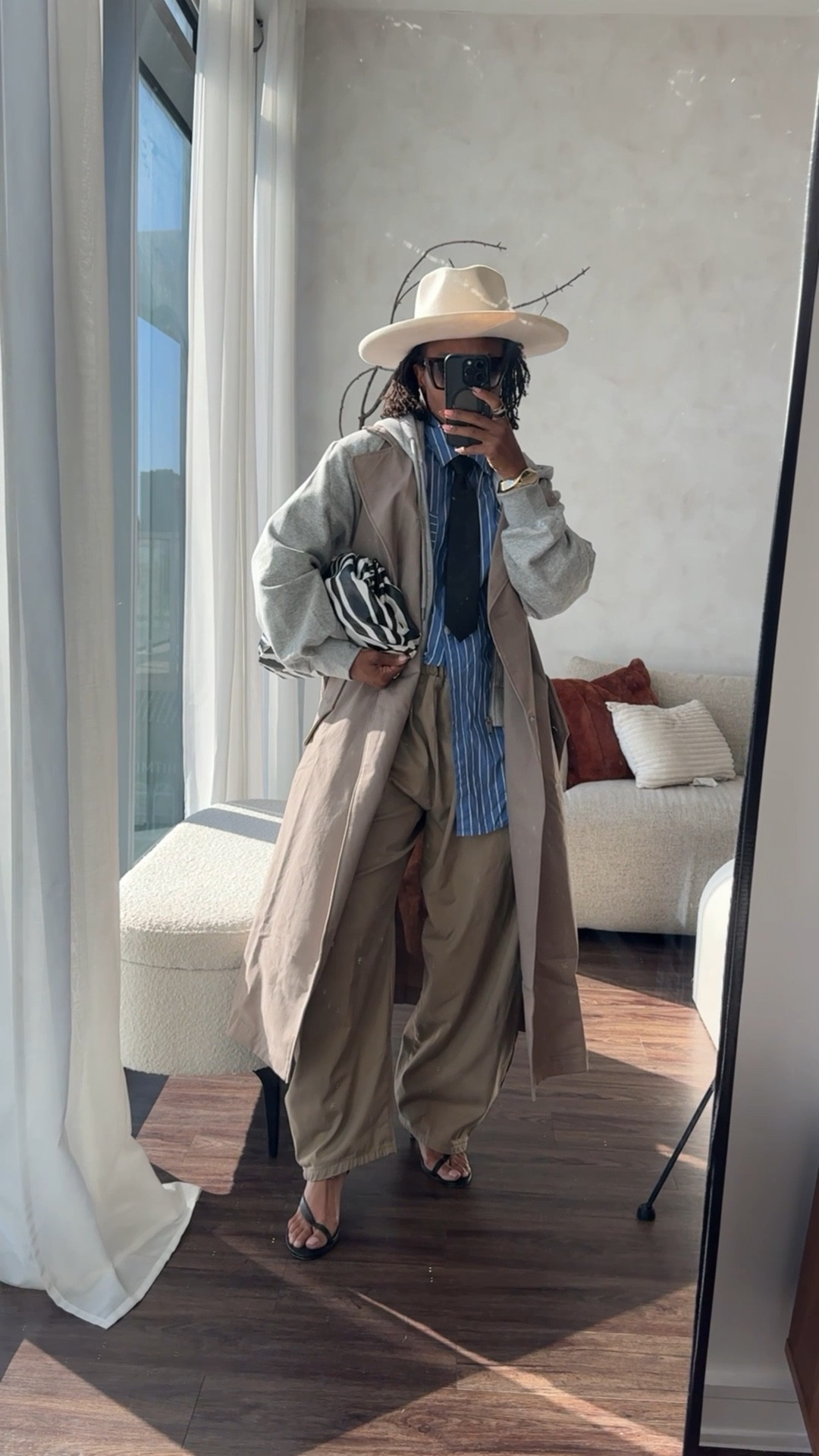 We made it to Day 30 yall! When I tell you the scream I scrumpt when I received my @kbb  pr package! They knew exactly what I Needed from the Volume 2 collection 🙌🏽. So I paired it with my @Kahlana Future collective buttton down from  her first drop IYKYK!  🙌🏽. This jacket screams TORI okay. 
THANK YOU SO MUCH FOR the SHaRES , LIkes, follows, and your kind words! 🫶🏽🫶🏽🫶🏽🫶🏽🫶🏽🥰🎉

Jacket gives an over sized feel I’m wearing a small. I’m 5’2 and a 6/8 in dresses (for reference) I would go true to size or down depending how you want it to fit. 

Hat: @borntorism
Pants: custom made (gift)

 

#LTKStyleTip #LTKSeasonal #LTKFindsUnder100