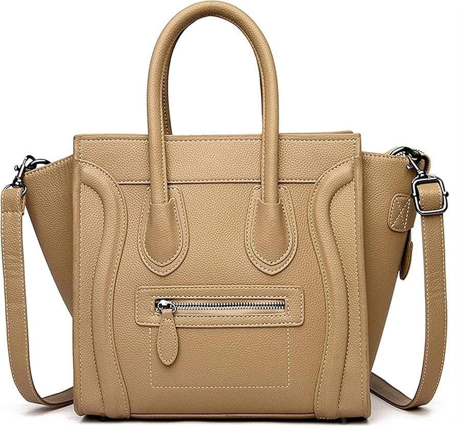 GRUBIFY Vintage Leather Handbag for Women Summer Hot Style Ladies Shoulder Bag Large Capacity Mes... | Amazon (US)