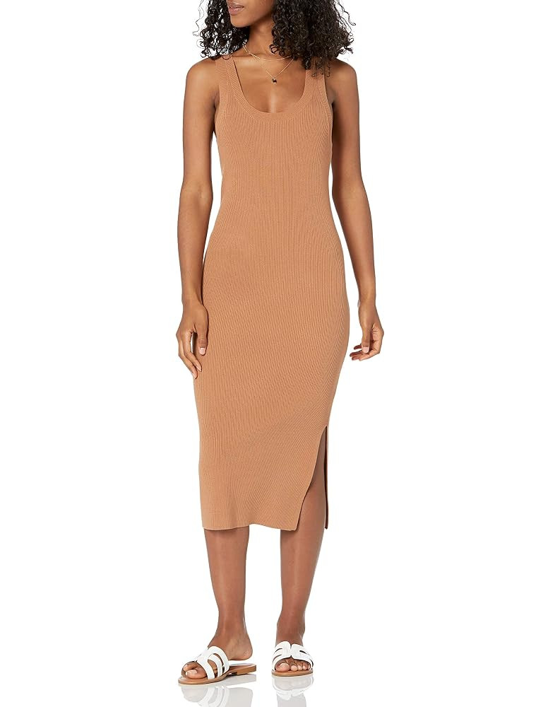 The Drop Women's Yasmin Rib Midi Sweater Tank Dress | Amazon (US)