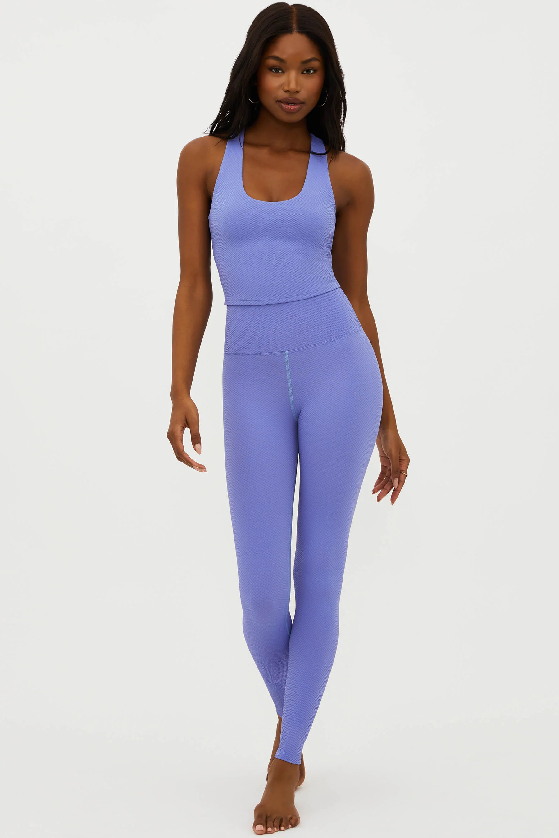 Piper Legging Periwinkle Waffle | Beach Riot