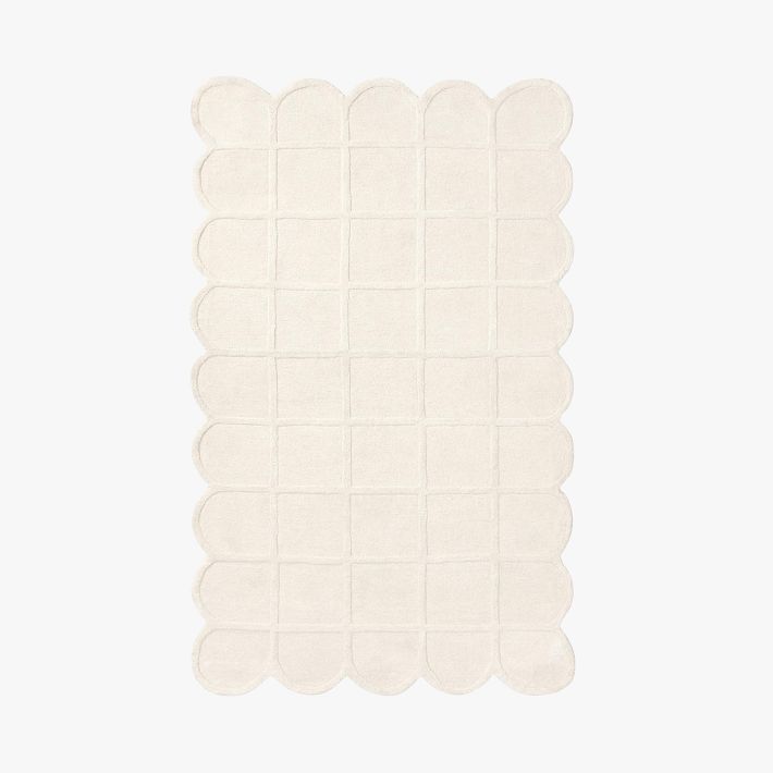 Selena Scallop Rug | Pottery Barn Teen