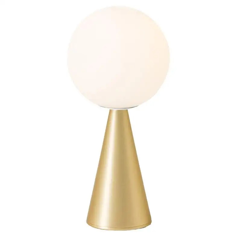 Gio Ponti 'Bilia Mini' Table Lamp in Brass and Blown Glass for Fontana Arte | 1stDibs