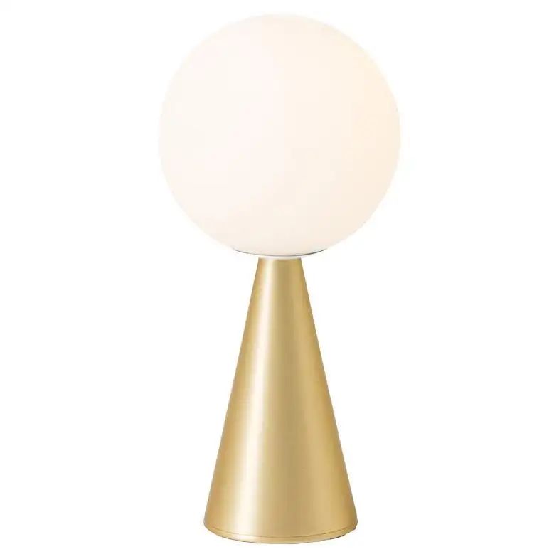Gio Ponti 'Bilia Mini' Table Lamp in Brass and Blown Glass for Fontana Arte | 1stDibs