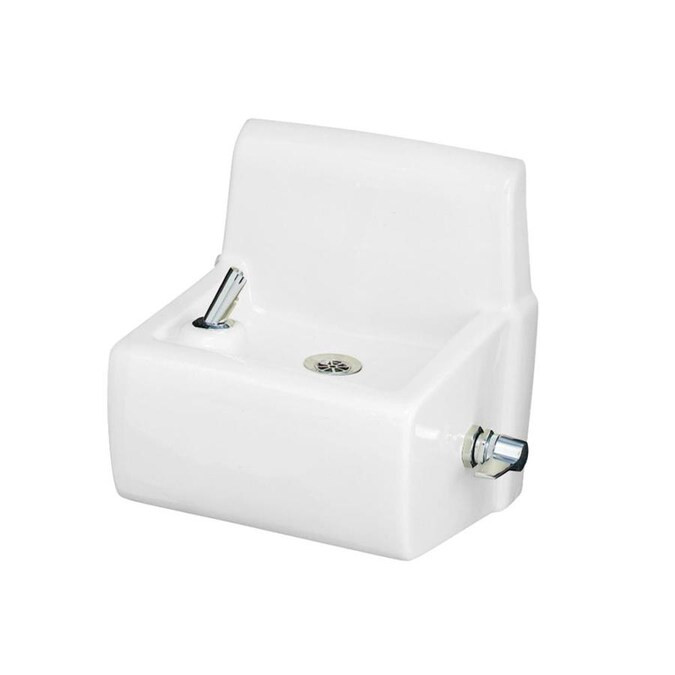 KOHLER Millbrooke White 1-Basin Push Button Wall Mount Drinking Fountain | Lowe's