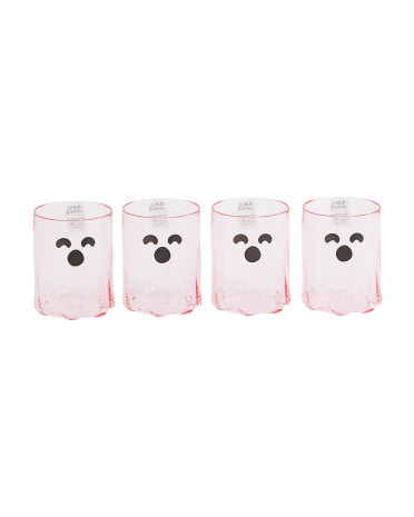 Set Of 4 Ghost Acrylic Glasses | TJ Maxx