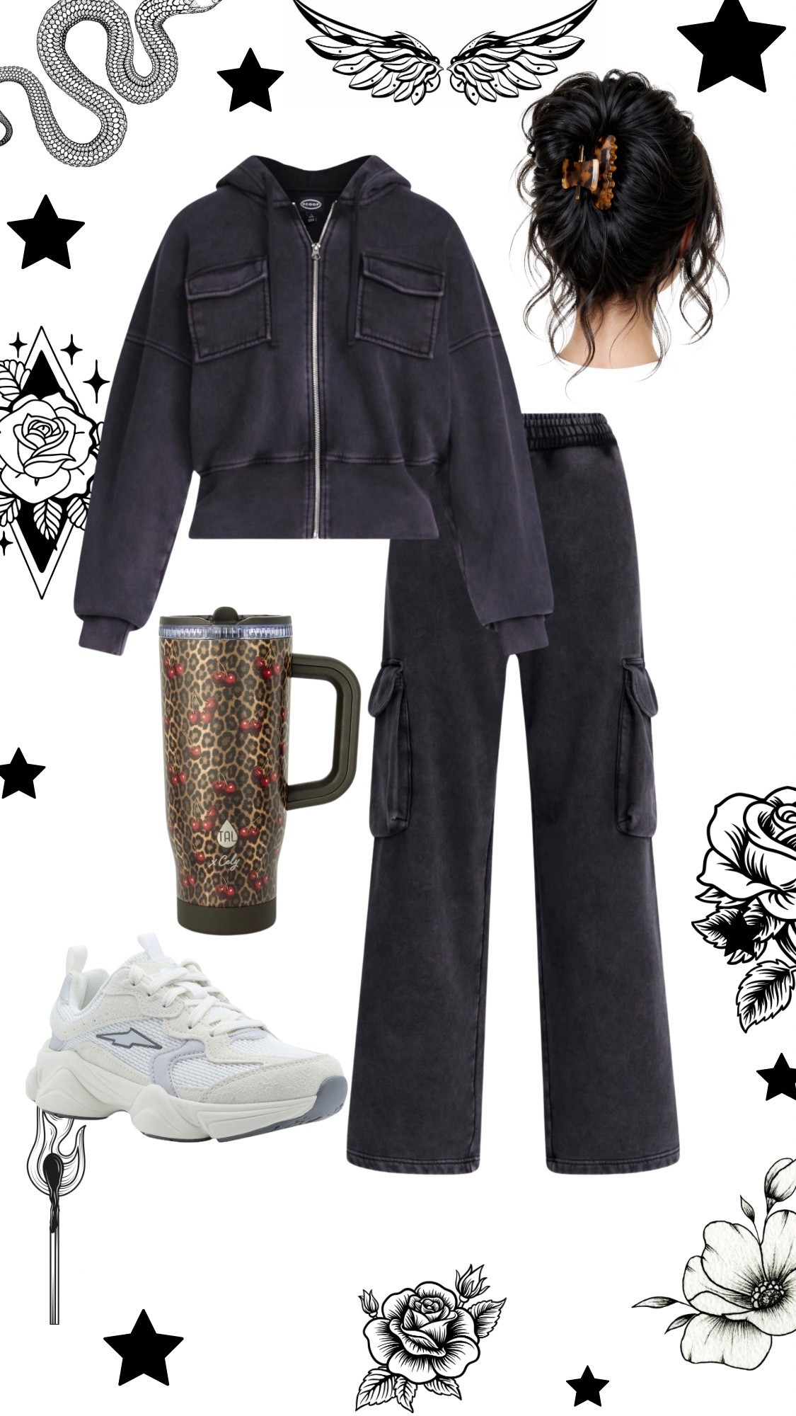 All black athleisure outfit

#LTKootd #LTKgrwm #LTKMidsize
