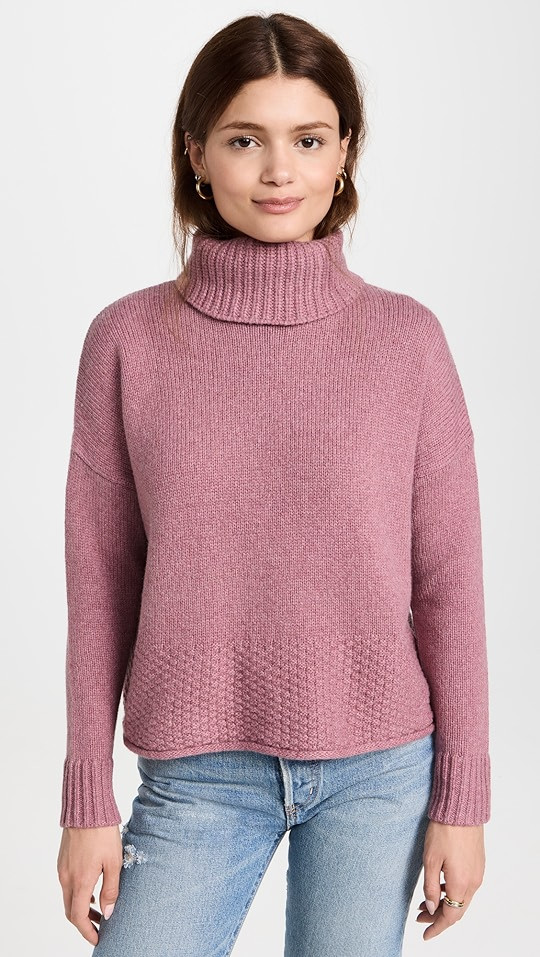 Madewell Corsica Stitch Mix Turtleneck | SHOPBOP | Shopbop