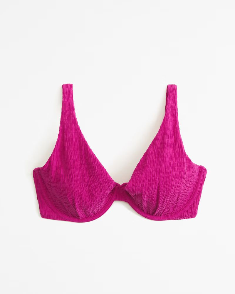 Curve Love High Apex Underwire Bikini Top | Abercrombie & Fitch (US)