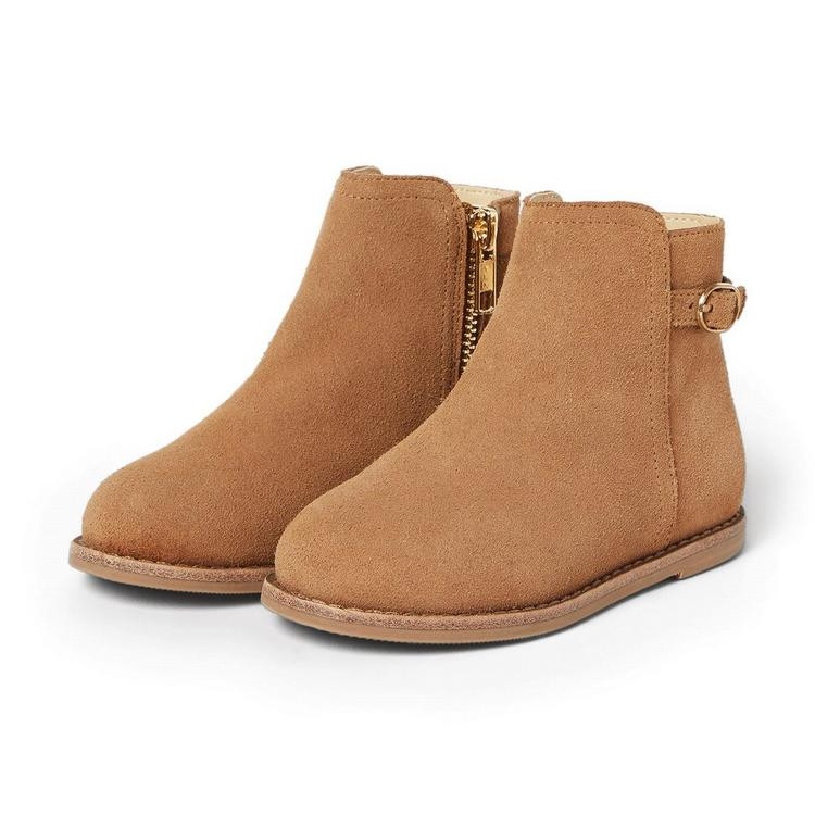 Suede Side Zip Bootie | Janie and Jack